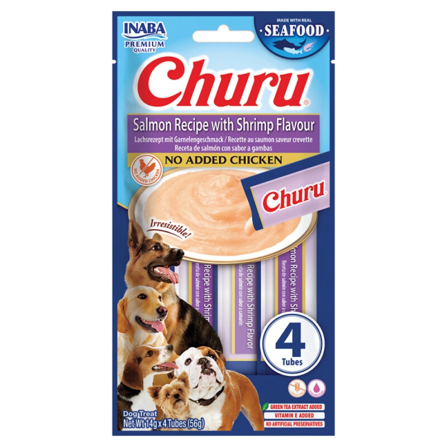 CHURU DOG SALMON WITH SHRIMP FLAVOR 56gr CHURU DOG