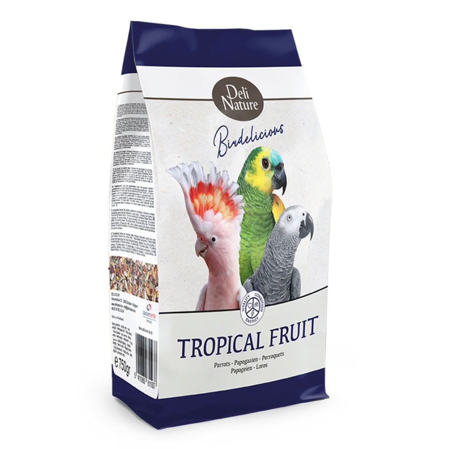 DELI NATURE BIRDELICIOUS TROPICAL FRUIT 750gr ΓΙΑ ΜΕΣΑΙΟΥΣ ΚΑΙ ΜΕΓΑΛΟΥΣ ΠΑΠΑΓΑΛΟΥΣ