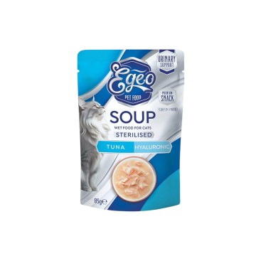 EGEO CAT SOUP STERILIZED TUNA & HYALURONIC ACID 85gr