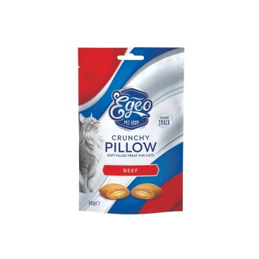EGEO CAT CRUNCHY PILLOWS BEEF 60gr