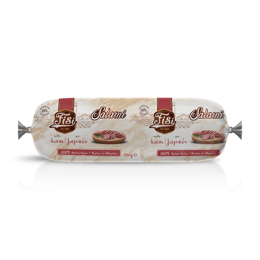 FISI ΣΑΛΑΜΙ FOR ADULT DOG HAM 800gr FISI