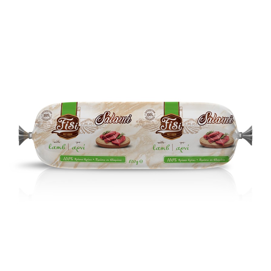FISI ΣΑΛΑΜΙ FOR ADULT DOG LAMB 800gr FISI