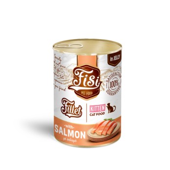 FISI FILLET KITTEN ΣΟΛΩΜΟΣ ΣΕ ΖΕΛΕ 400gr