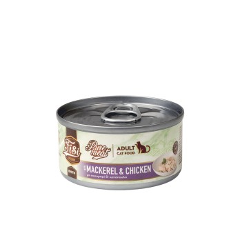 FISI PURE MEAT CAT ADULT ΣΚΟΥΜΠΡΙ & ΚΟΤΟΠΟΥΛΟ 80gr