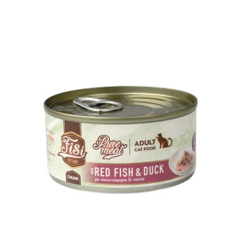 FISI PURE MEAT CAT ADULT ΚΟΚΚΙΝΟΨΑΡΟ & ΠΑΠΙΑ 170gr