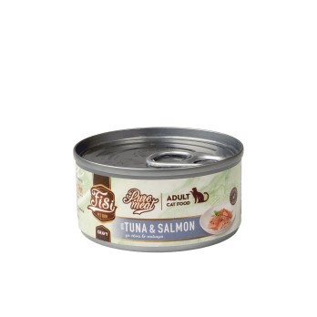 FISI PURE MEAT CAT ADULT ΤΟΝΟΣ & ΣΟΛΟΜΟΣ 80gr