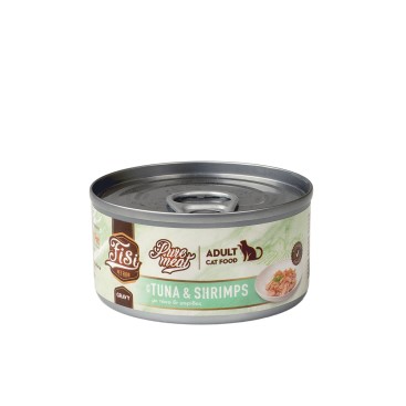 FISI PURE MEAT CAT ADULT ΤΟΝΟΣ & ΓΑΡΙΔΕΣ 80gr