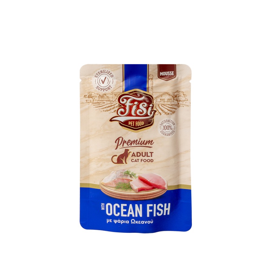 FISI CAT ADULT ΨΑΡΙ ΤΟΥ ΩΚΕΑΝΟΥ 80gr ΓΑΤΑ