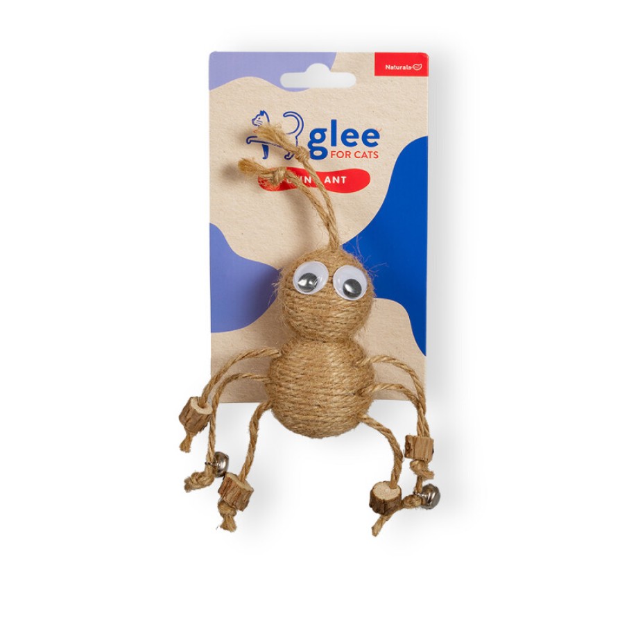 GLEE ΠΑΙΧΝΙΔΙ ΓΑΤΑΣ FUNNY ANT ME JUTE & ΚΟΥΔΟΥΝΑΚΙ GLEE