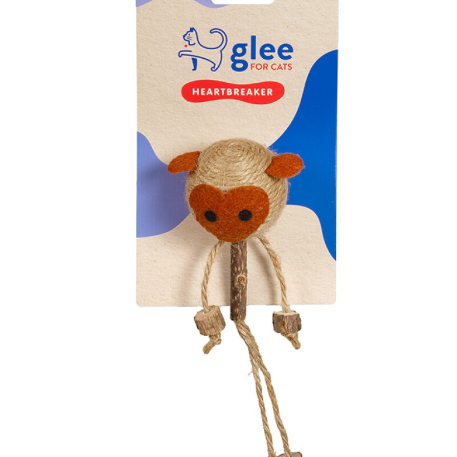 GLEE ΠΑΙΧΝΙΔΙ ΓΑΤΑΣ HEARTBREAKER ΜΕ JUTE & SISAL GLEE