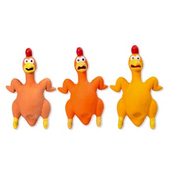 GLEE ΠΑΙΧΝΙΔΙ ΣΚΥΛΟΥ LATEX CHICKEN 12cm
