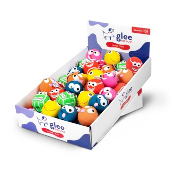 GLEE ΠΑΙΧΝΙΔΙ ΣΚΥΛΟΥ FANTASY BOX LATEX EMOJI 6cm