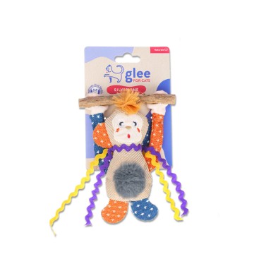 GLEE ΠΑΙΧΝΙΔΙ ΓΑΤΑΣ MONKEY ΜΕ CATNIP 15cm