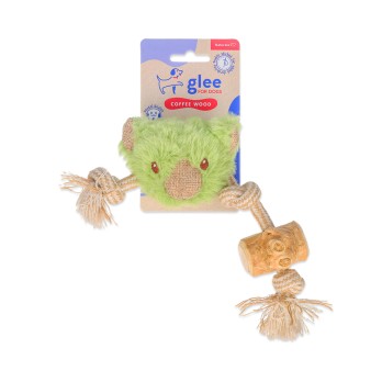 GLEE ΠΑΙΧΝΙΔΙ ΣΚΥΛΟΥ KOALA ROPE WITH COFFEE WOOD 22cm