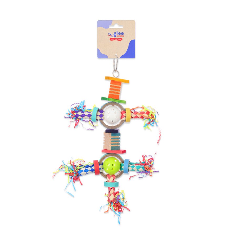GLEE ΠΑΙΧΝΙΔΙ ΠΤΗΝΩΝ BAGEL DOUBLE SATELLITE 28cm GLEE 