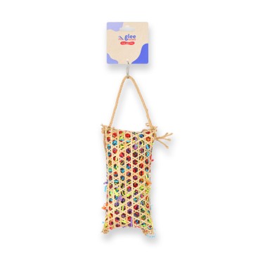 GLEE ΠΑΙΧΝΙΔΙ ΠΤΗΝΩΝ WOOVEN BAMBOO POUCH 20cm