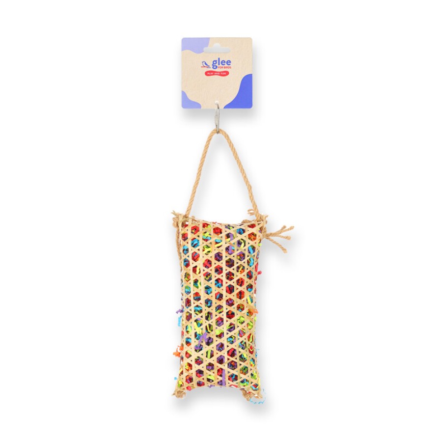 GLEE ΠΑΙΧΝΙΔΙ ΠΤΗΝΩΝ WOOVEN BAMBOO POUCH 20cm GLEE 