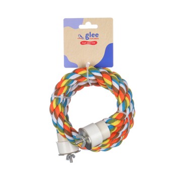 GLEE ΠΑΙΧΝΙΔΙ ΠΤΗΝΩΝ CURLED COTTON PERCH 155cm