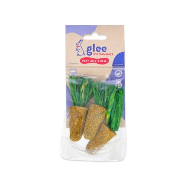 GLEE ΛΙΧΟΥΔΙΑ ΤΡΩΚΤΙΚΩΝ SMALL ALFALFA CARROTS 3pcs 9cm