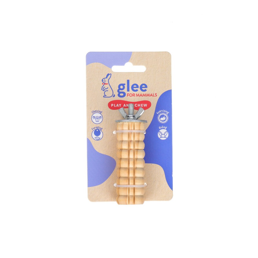GLEE ΠΑΙΧΝΙΔΙ ΤΡΩΚΤΙΚΩΝ WOODEN CORN TO GNAW 7.5cm GLEE