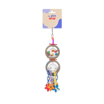 GLEE ΠΑΙΧΝΙΔΙ ΠΤΗΝΩΝ BAGEL DISCO BALL 23cm