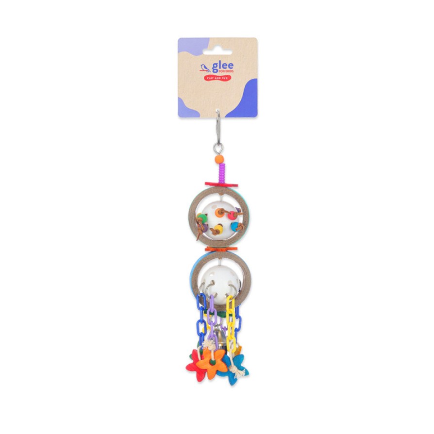 GLEE ΠΑΙΧΝΙΔΙ ΠΤΗΝΩΝ BAGEL DISCO BALL 23cm GLEE 