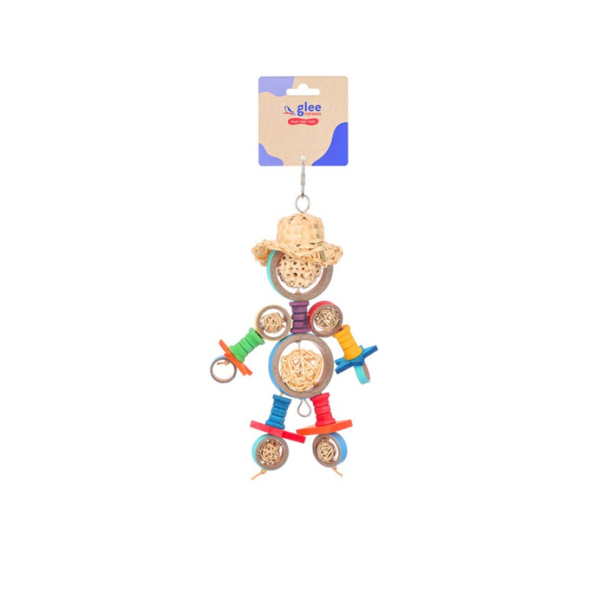 GLEE ΠΑΙΧΝΙΔΙ ΠΤΗΝΩΝ BAGEL SCARECROW 22cm GLEE 