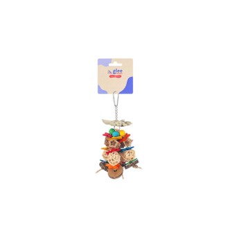 GLEE ΠΑΙΧΝΙΔΙ ΠΤΗΝΩΝ WICKER BALL MOBILE 17cm