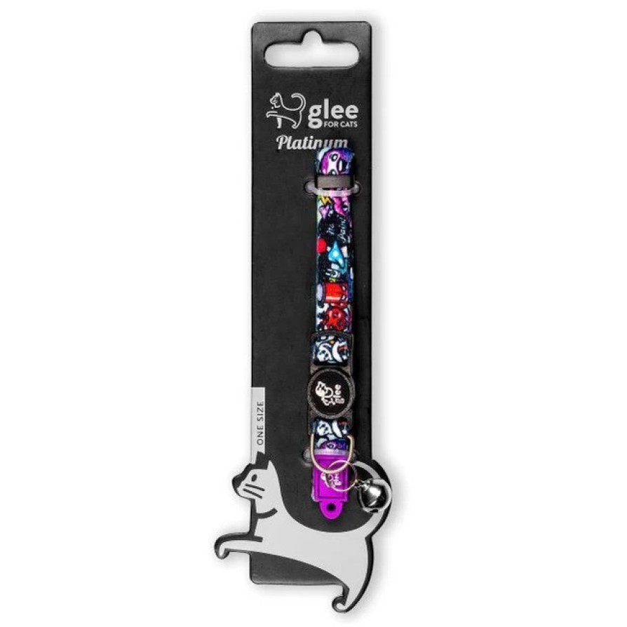 GLEE ΠΕΡΙΛΑΙΜΙΟ ΙΜΑΝΤΑ ΓΑΤΑΣ ΜΕ ΚΟΥΔΟΥΝΑΚΙ GHOST CITY XS 1,0cm x 22cm-35cm GLEE