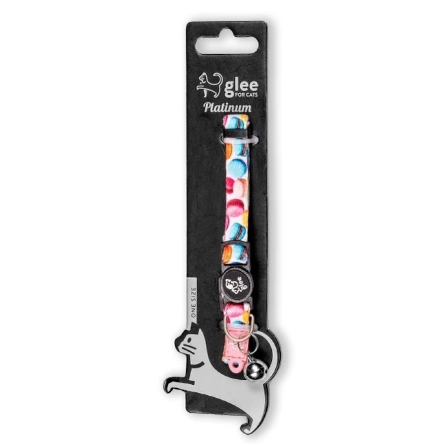 GLEE ΠΕΡΙΛΑΙΜΙΟ ΙΜΑΝΤΑ ΓΑΤΑΣ ΜΕ ΚΟΥΔΟΥΝΑΚΙ MACARON XS 1,0cm x 22cm-35cm GLEE
