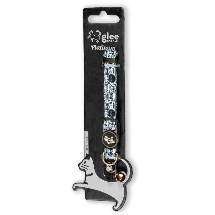 GLEE ΠΕΡΙΛΑΙΜΙΟ ΙΜΑΝΤΑ ΓΑΤΑΣ ΜΕ ΚΟΥΔΟΥΝΑΚΙ SMOKY CATS XS 1,0cm x 22cm-35cm GLEE