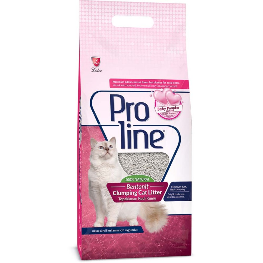 PROLINE CAT LITTER BENTONITE 10LT ΑΜΜΟΙ