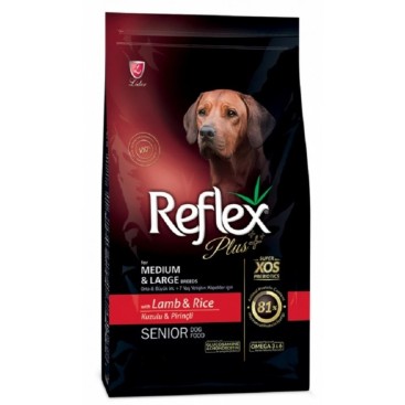 REFLEX PLUS MEDIUM/LARGE SENIOR LAMB 12kg