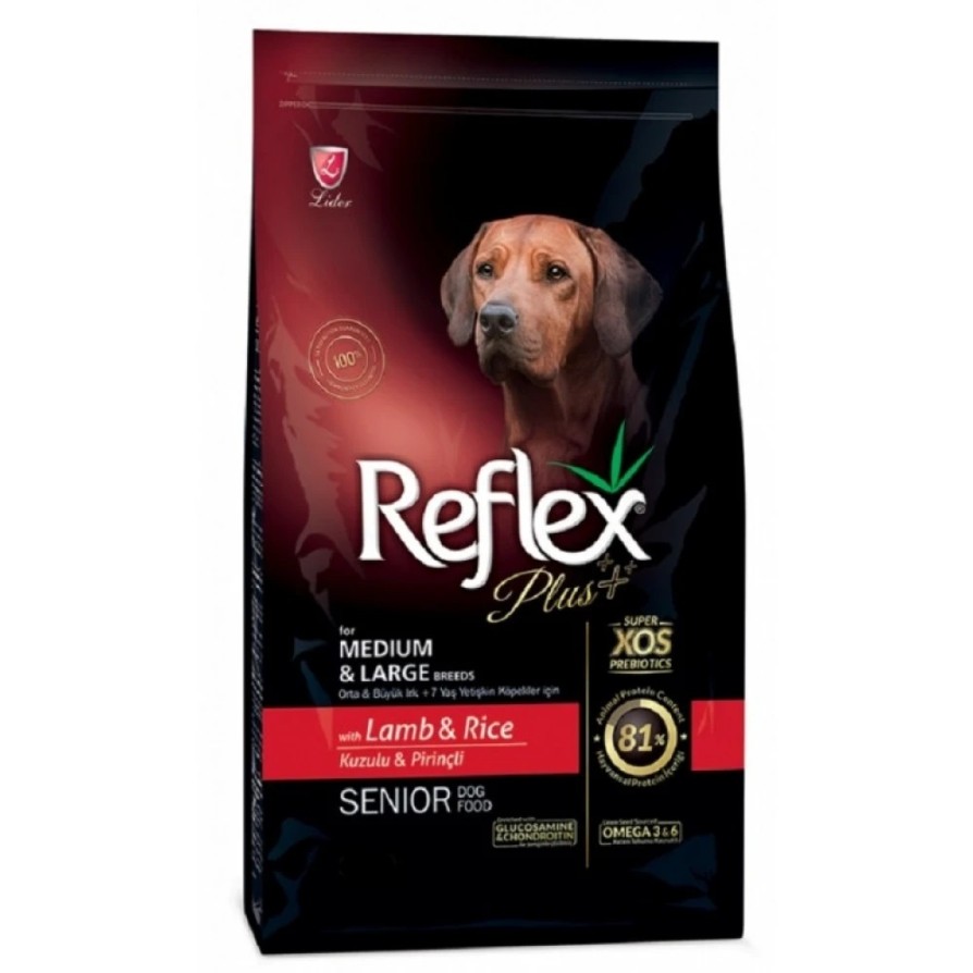 REFLEX PLUS MEDIUM/LARGE SENIOR LAMB 12kg ΣΚΥΛΟΣ