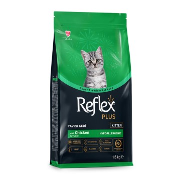 REFLEX PLUS KITTEN με Κοτόπουλο 1,5KG