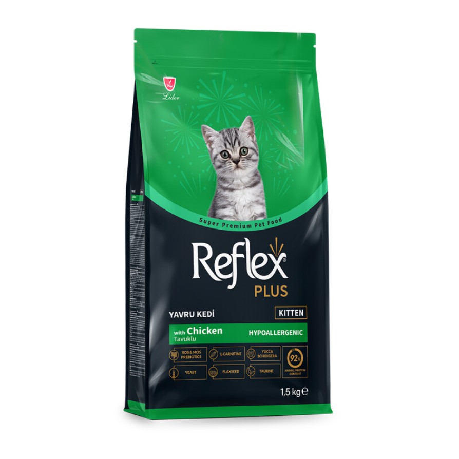 REFLEX PLUS KITTEN CHICKEN 1,5KG REFLEX