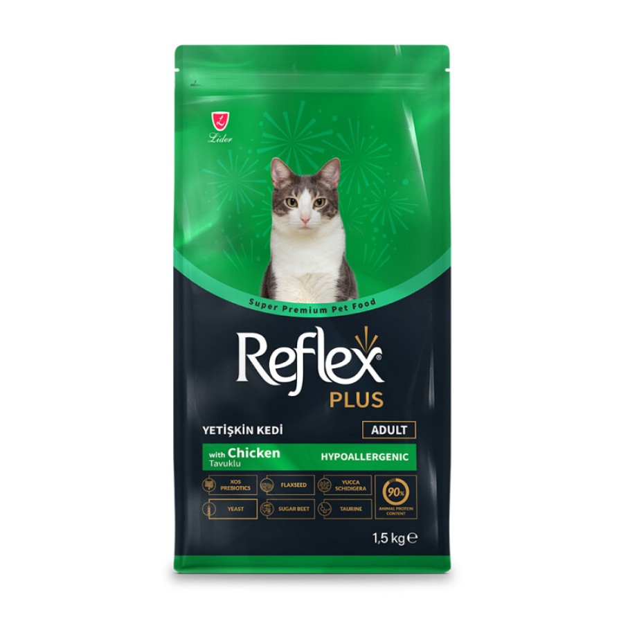 REFLEX PLUS CAT ADULT CHICKEN 1,5KG REFLEX