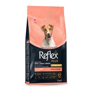 REFLEX PLUS MINI SMALL BREED STERILISED ADULT DOG LAMB 3kg