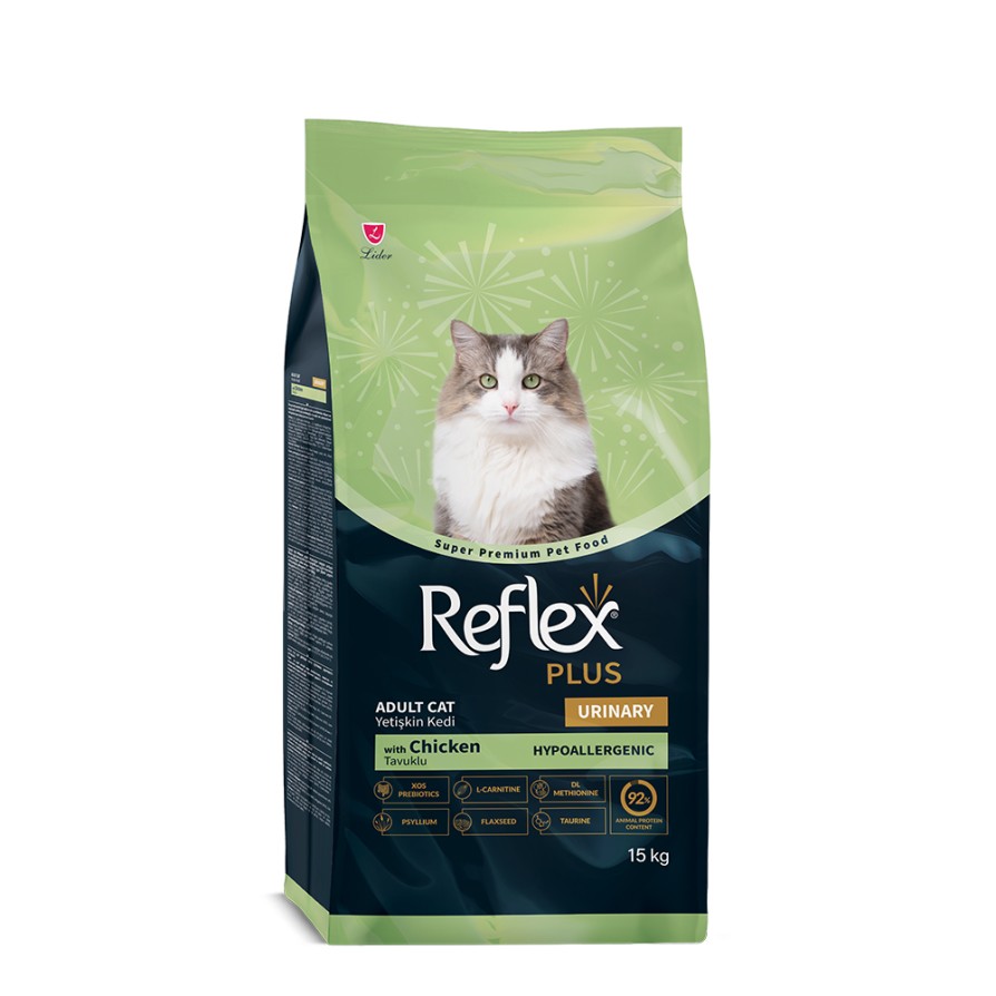 REFLEX PLUS CAT URINARY 15KG REFLEX