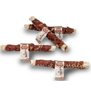 THE BARKERS DUCK STICK WITH BEEF SMOKED FILLING 17CM 40gr