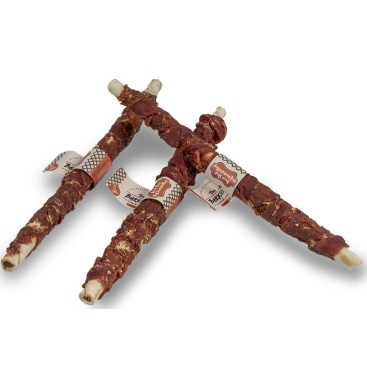 THE BARKERS DUCK STICK WITH BEEF SMOKED FILLING 30CM 100gr