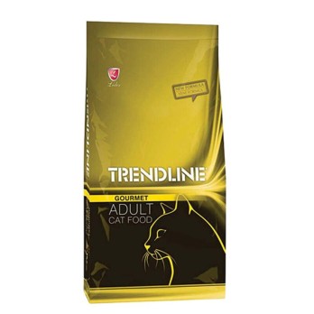 TRENDLINE ADULT CAT GOURMET MULTICOLOUR Βοδινό 15KG