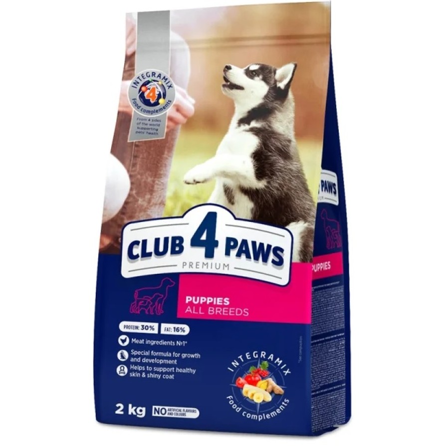 Club 4 Paws Puppies All Breeds 2kg CLUB 4 PAWS