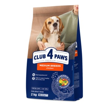 Club 4 Paws Dog Adult Medium Chicken 2kg