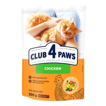 Club 4 Paws Cat Adult Chicken 300gr