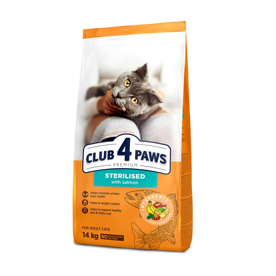 C4P Cat Sterilized Salmon 14kg CLUB4PAWS