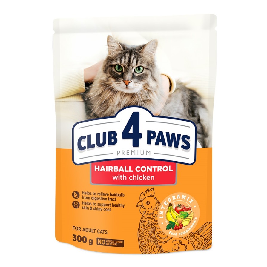 C4P Cat Hairball Chicken 300gr CLUB4PAWS