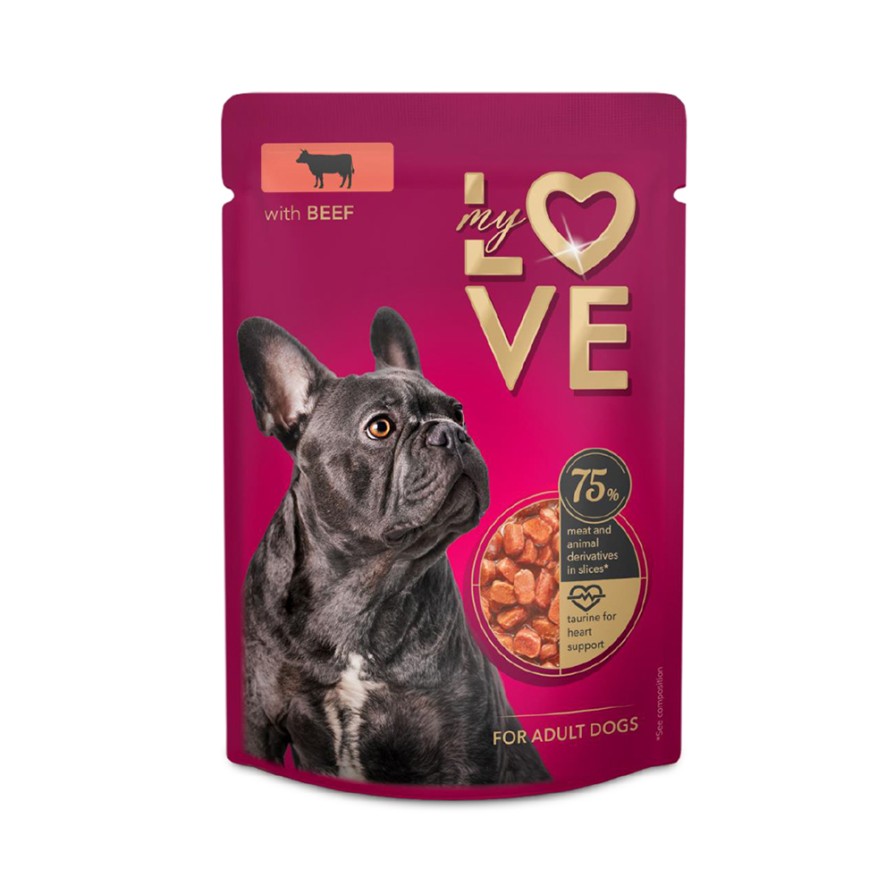 MYLOVE Wet Dog Adult Beef 100gr MYLOVE