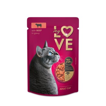 My Love Wet Cat Adult Beef 85gr