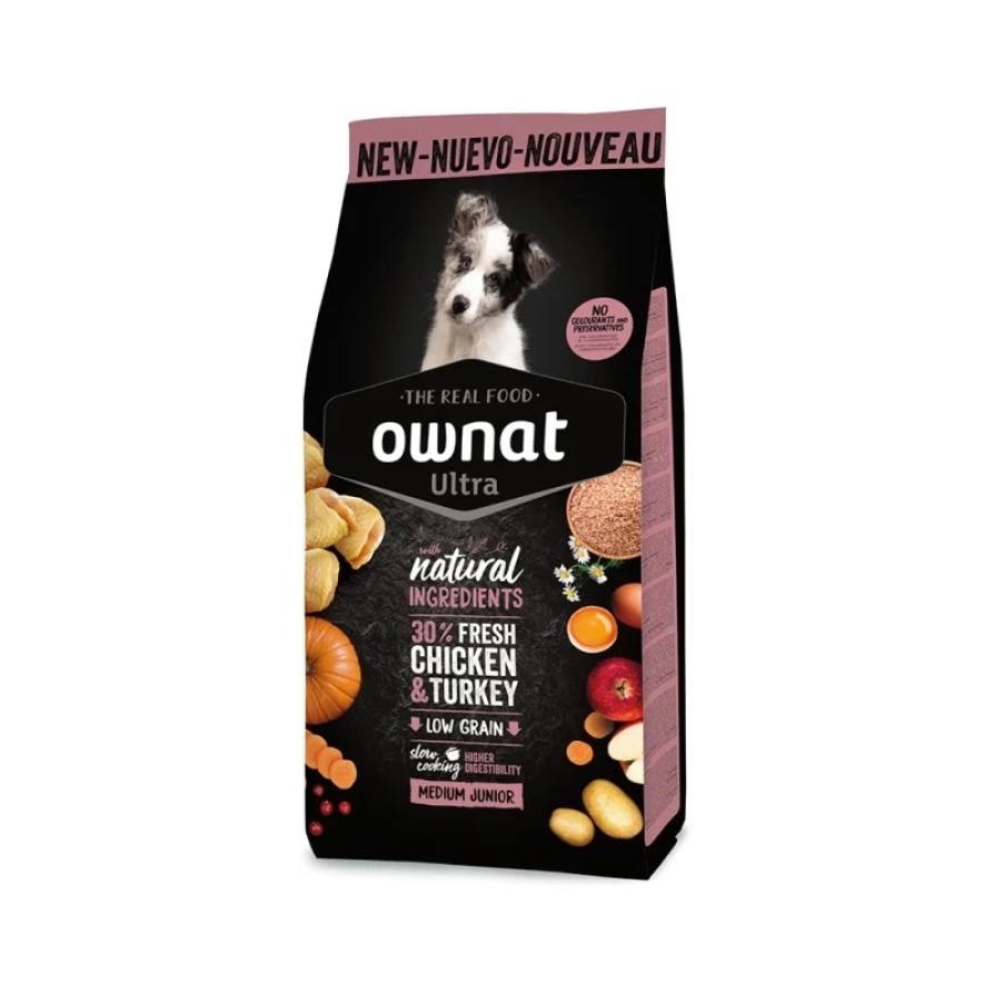 Ownat Ultra Dog Medium Junior 3kg ΣΚΥΛΟΣ